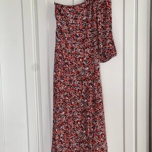 Floral One-Shoulder Dress